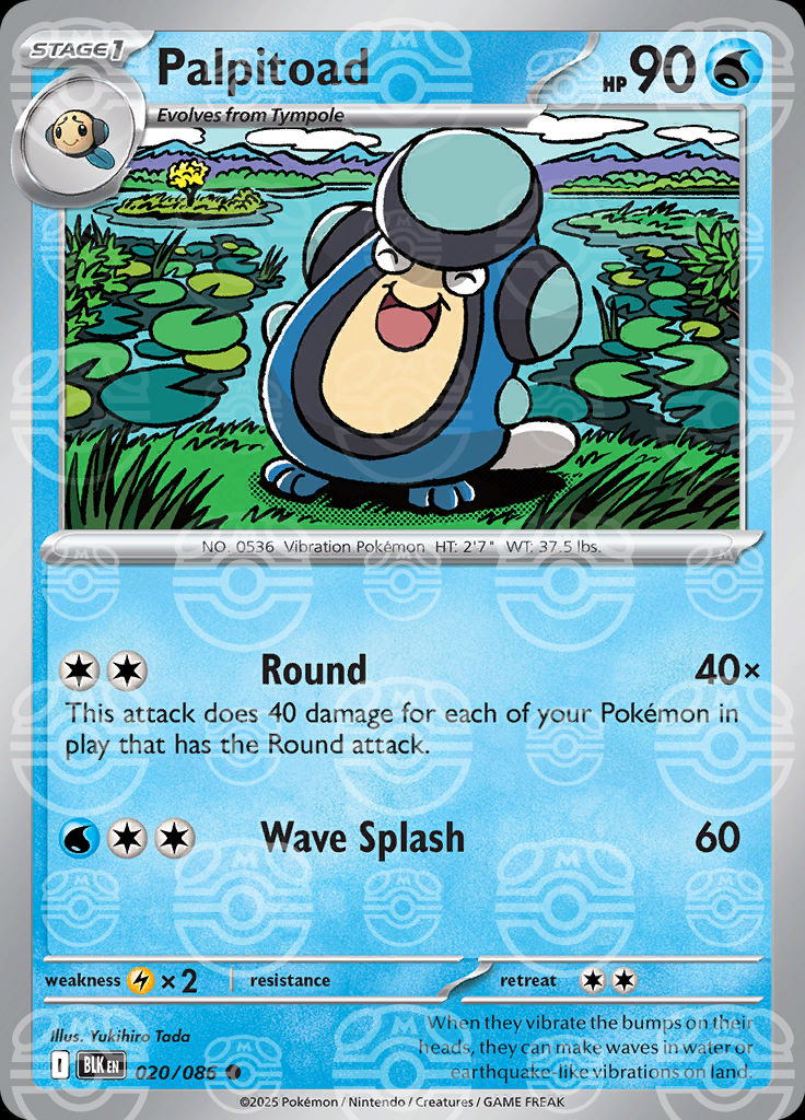 Palpitoad (Master Ball Pattern)