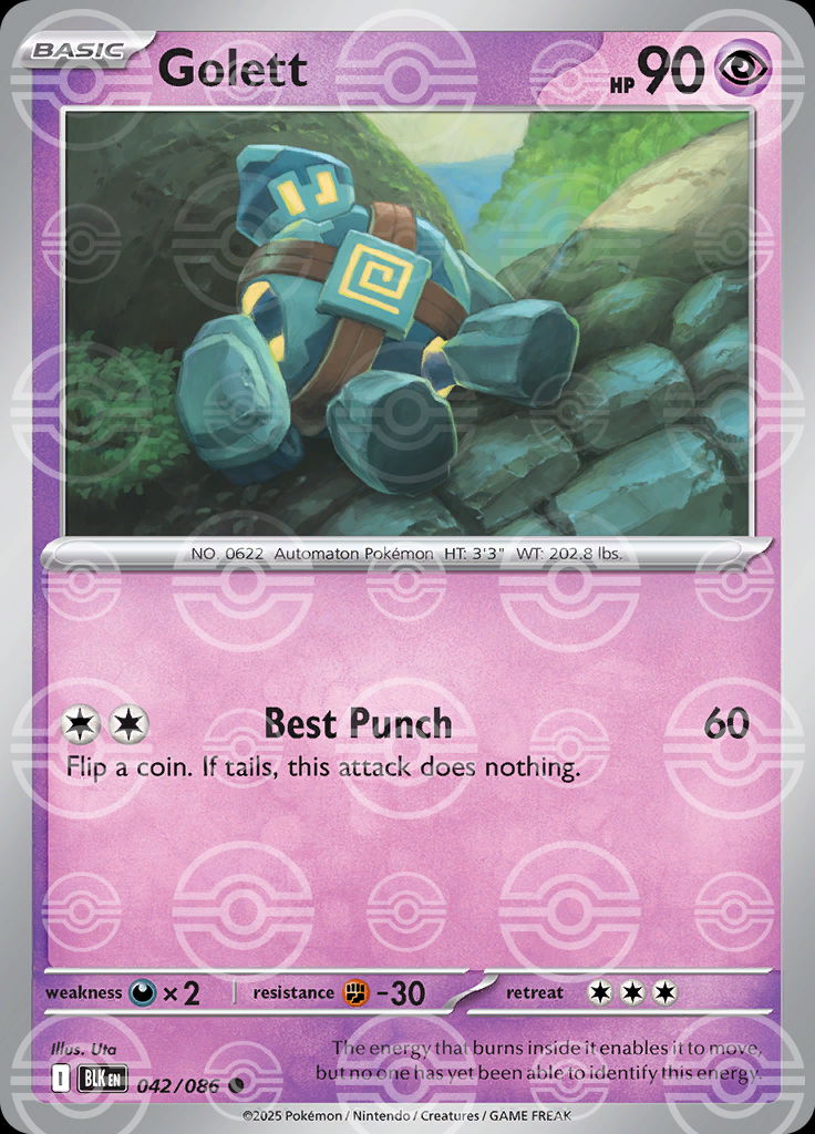 Golett (Poke Ball Pattern)