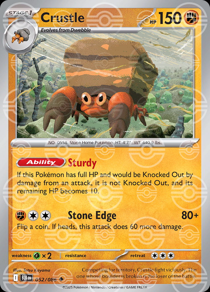 Crustle (Poke Ball Pattern)