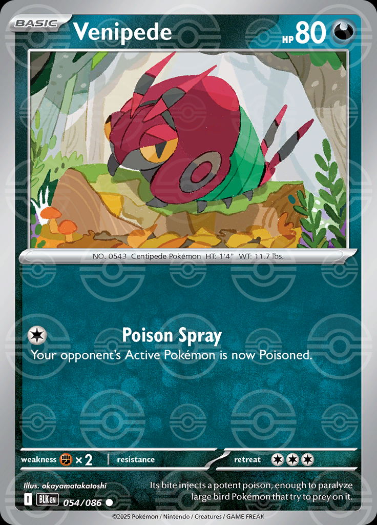 Venipede (Poke Ball Pattern)