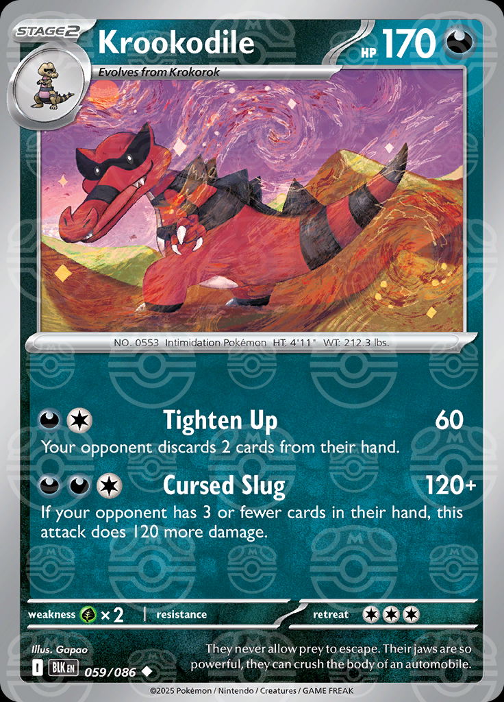 Krookodile (Master Ball Pattern)