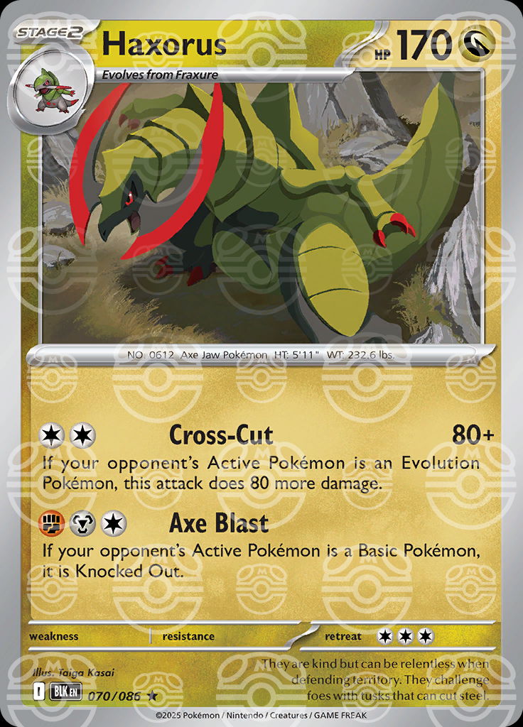 Haxorus (Master Ball Pattern)