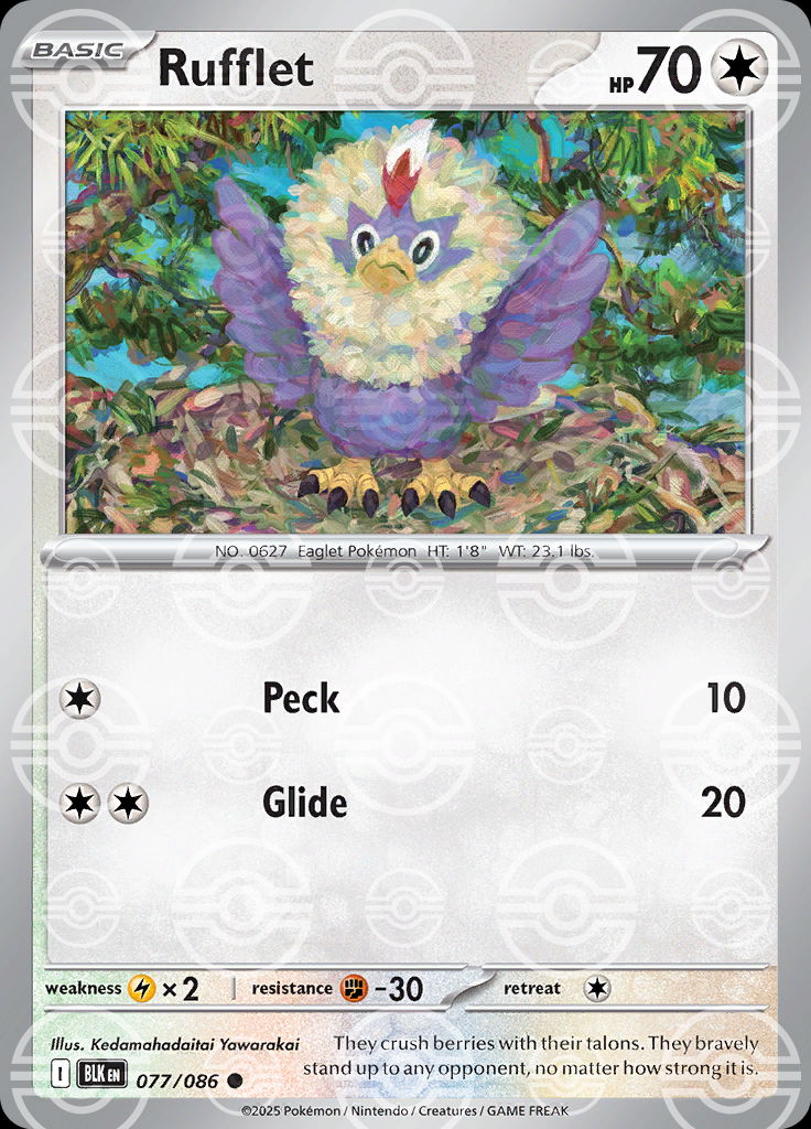Rufflet (Poke Ball Pattern)