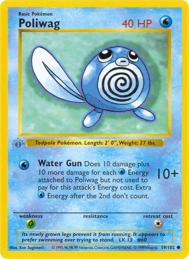 Poliwag (Grey Stamp)