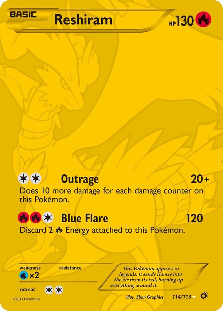 Reshiram (Full Art Secret Rare)