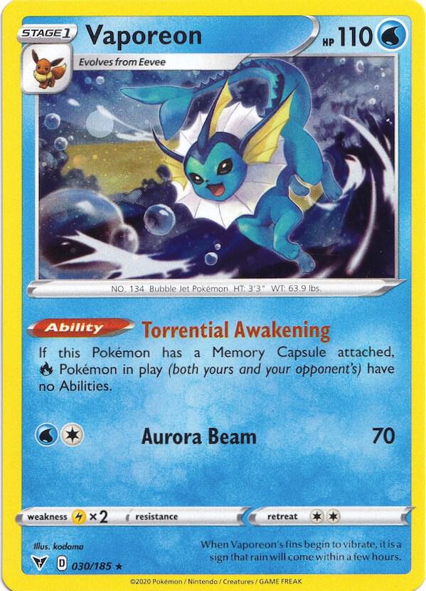 Vaporeon (Cosmos Holo)