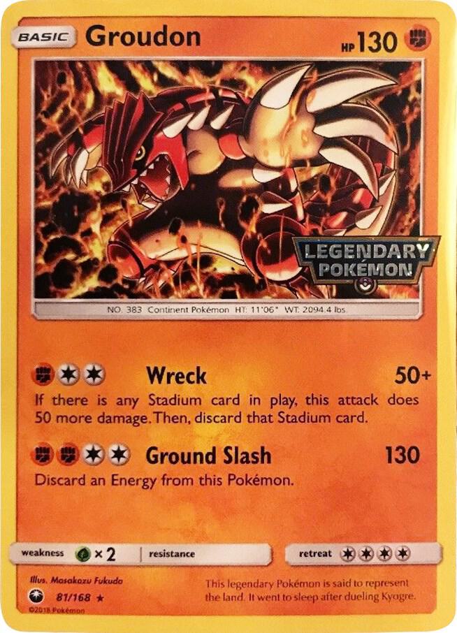 Groudon (Cosmos Holo) (Gamestop Promo)