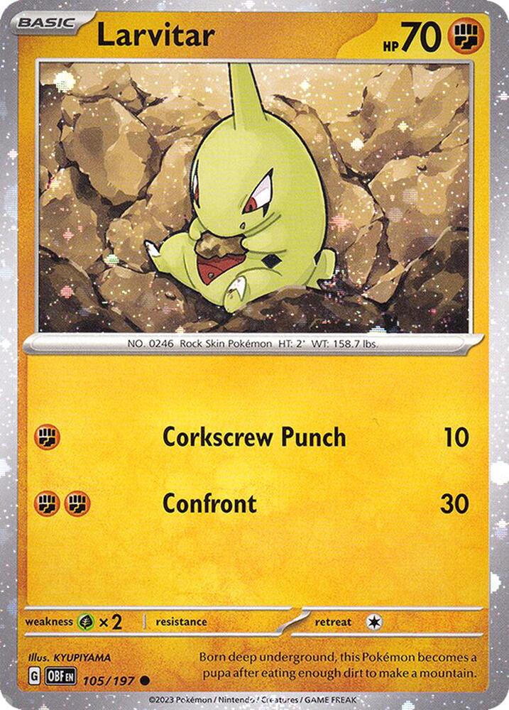 Larvitar (Cosmos Holo)