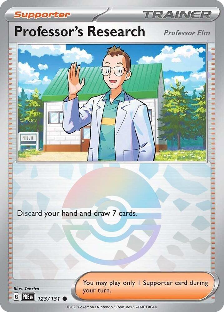 Professor's Research [Professor Elm] (Poke Ball)