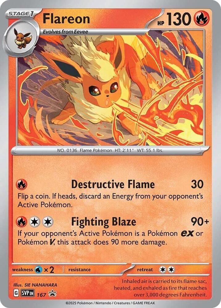 Flareon (Cosmos Holo)