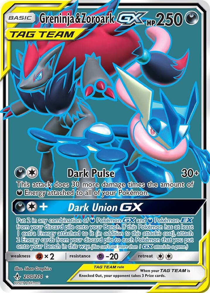 Greninja & Zoroark GX (Full Art)