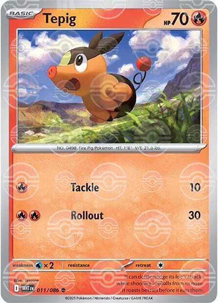 Tepig (Poke Ball Pattern)