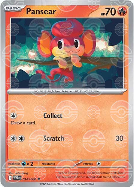 Pansear (Poke Ball Pattern)