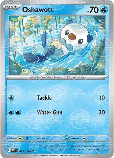 Oshawott (Poke Ball Pattern)