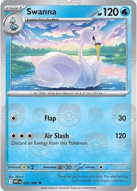 Swanna (Master Ball Pattern)