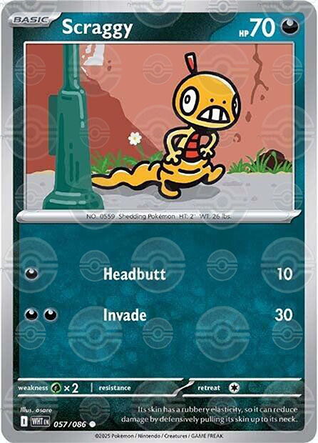 Scraggy (Poke Ball Pattern)