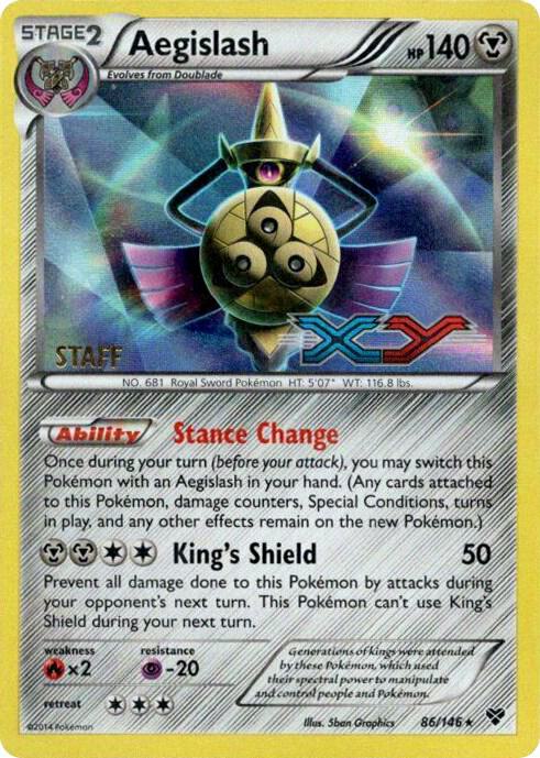 Aegislash (Prerelease) [Staff]