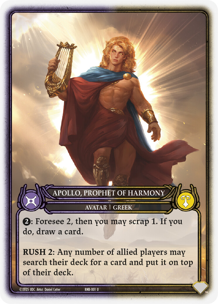 Apollo, Prophet of Harmony