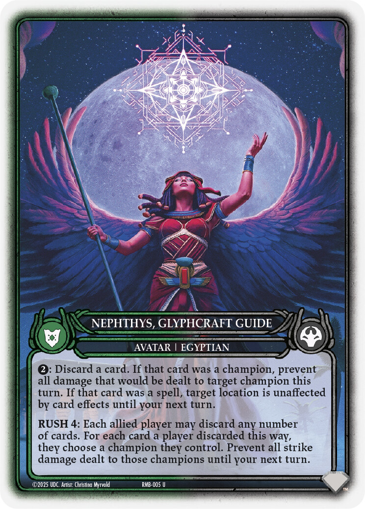 Nephthys, Glyphcraft Guide