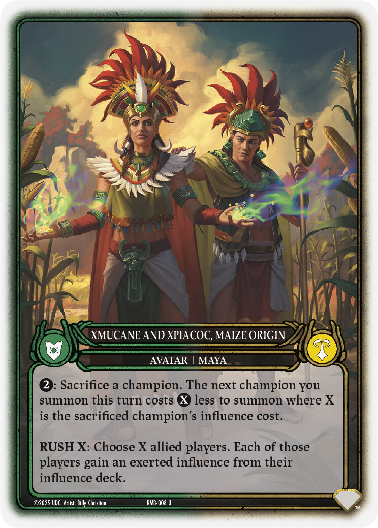 Xmucane and Xpiacoc, Maize Origin