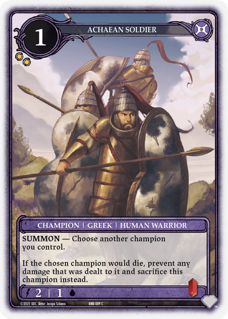 Achaean Soldier