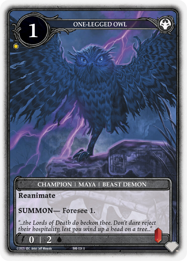 One-Legged Owl