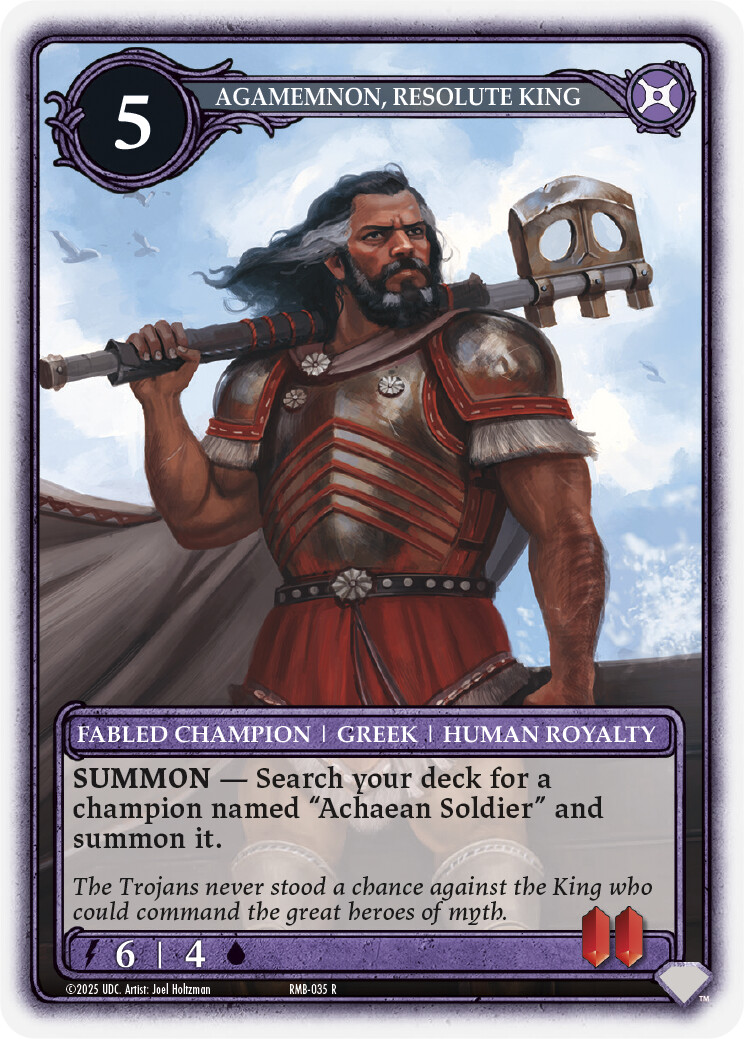 Agamemnon, Resolute King