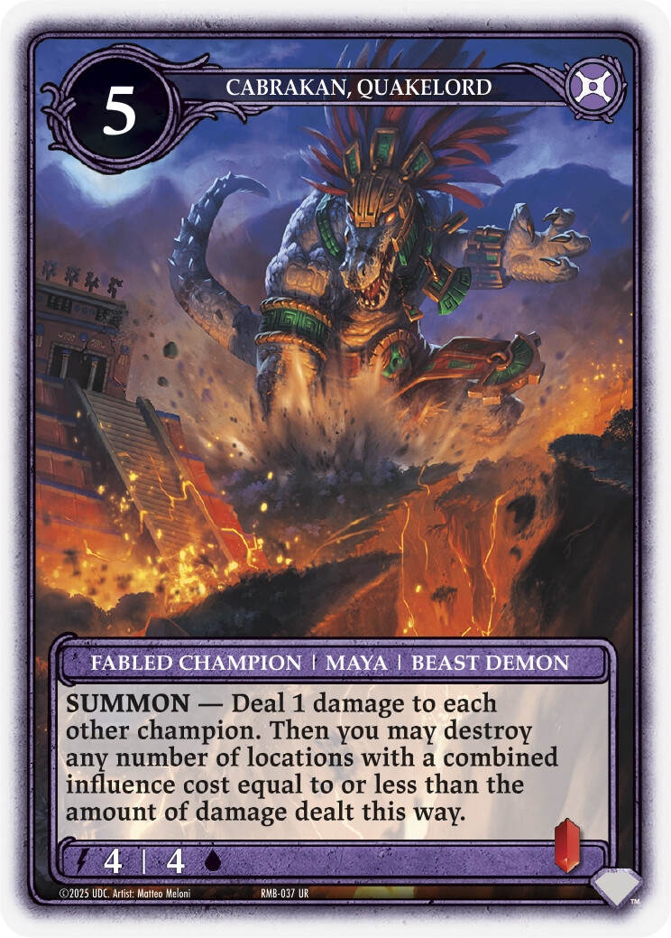 Cabrakan, Quakelord