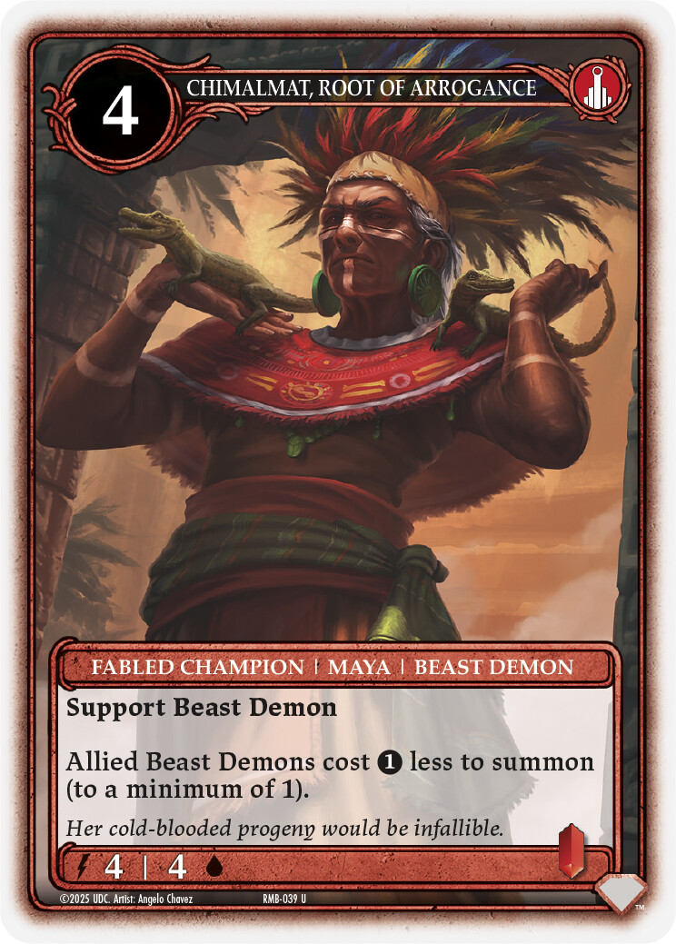 Chimalmat, Root of Arrogance