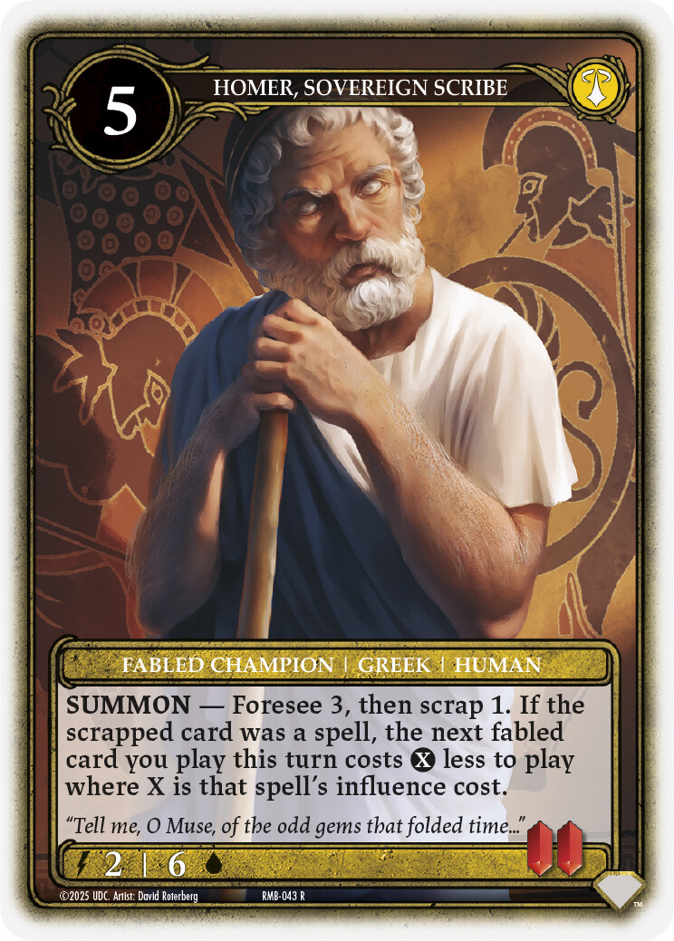 Homer, Sovereign Scribe