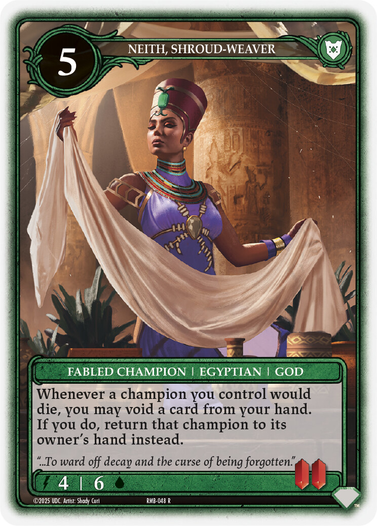 Neith, Shroud-Weaver