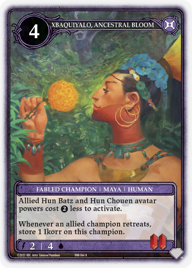 Xbaquiyalo, Ancestral Bloom