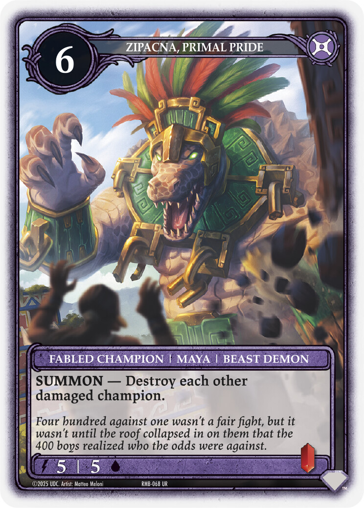 Zipacna, Primal Pride
