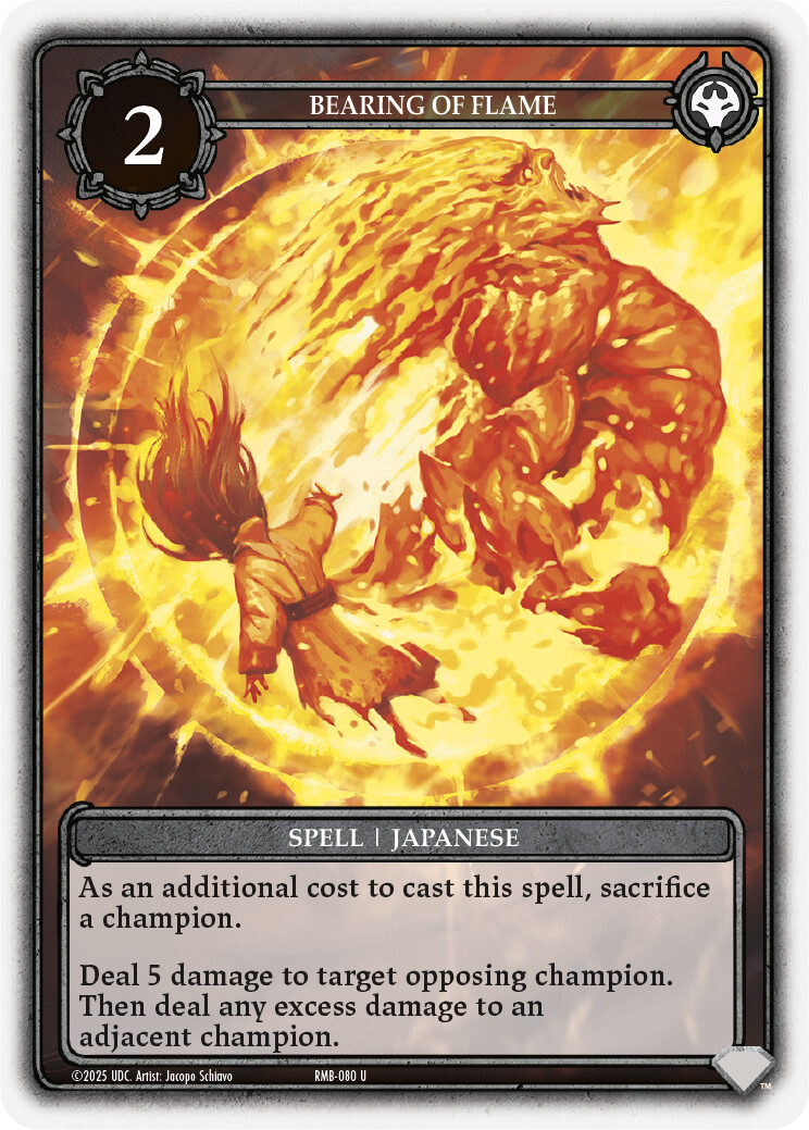 Bearing of Flame