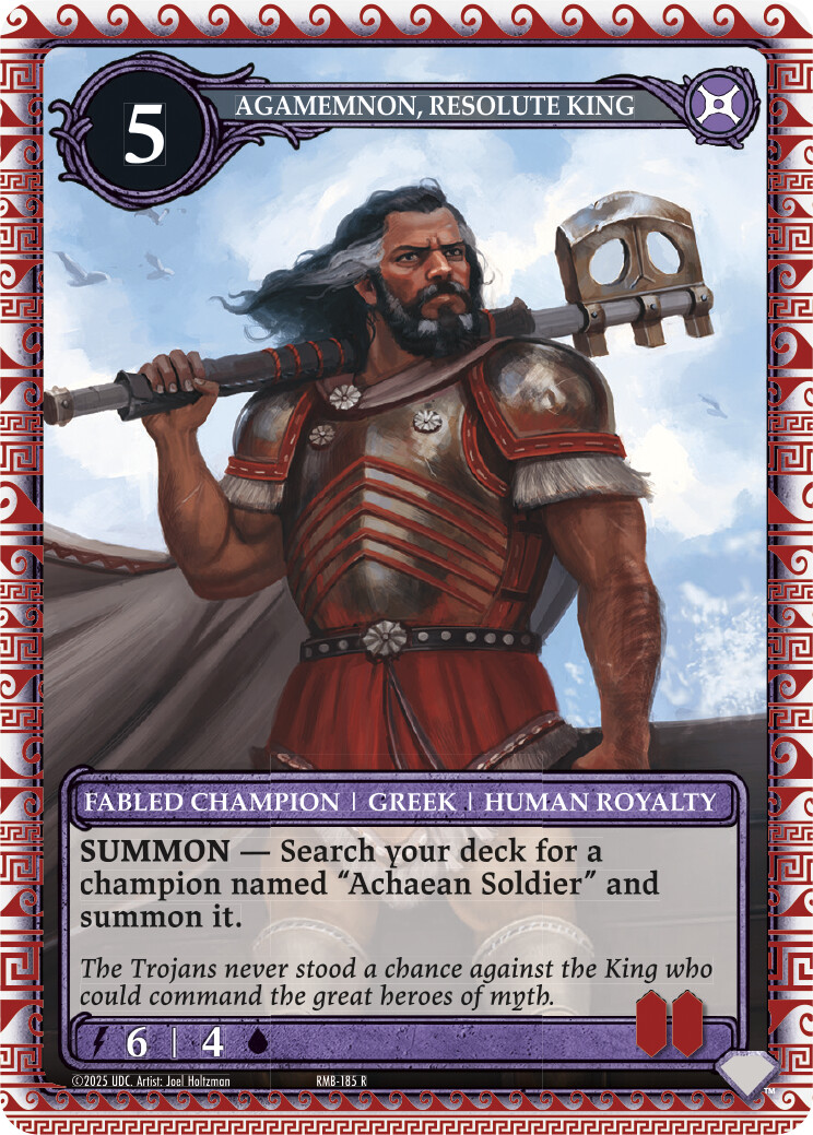 Agamemnon, Resolute King