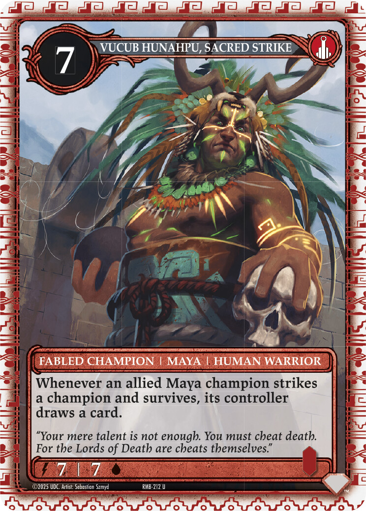 Vucub Hunahpu, Sacred Strike