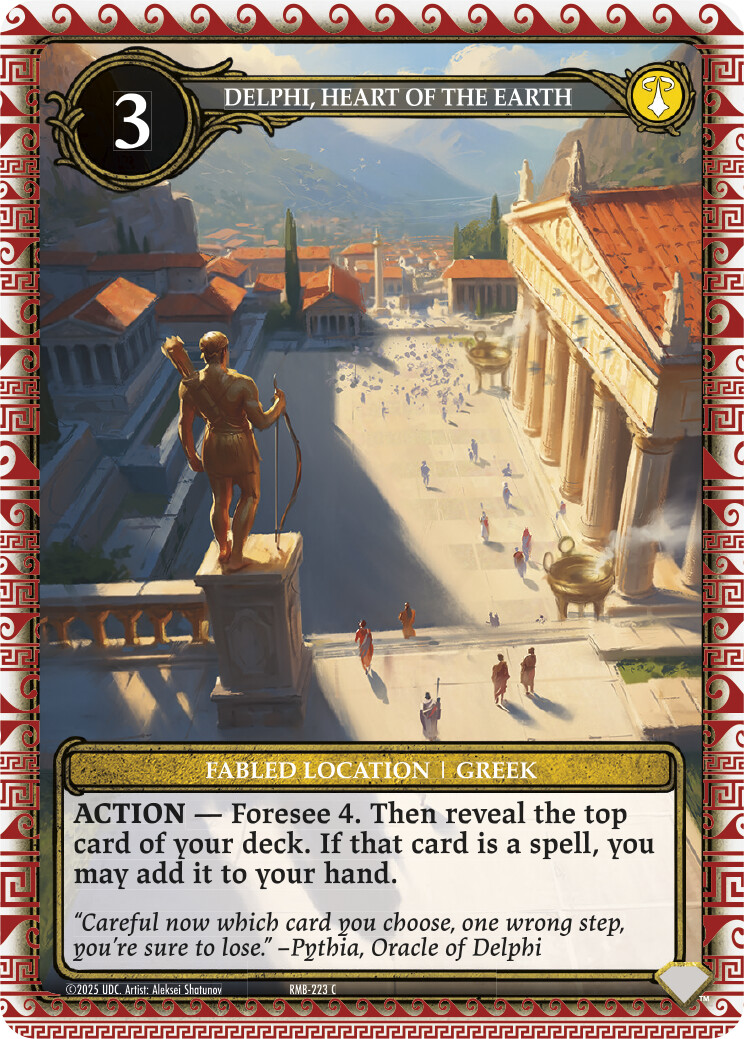 Delphi, Heart of the Earth