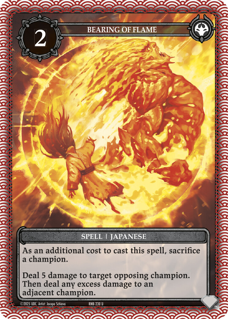 Bearing of Flame