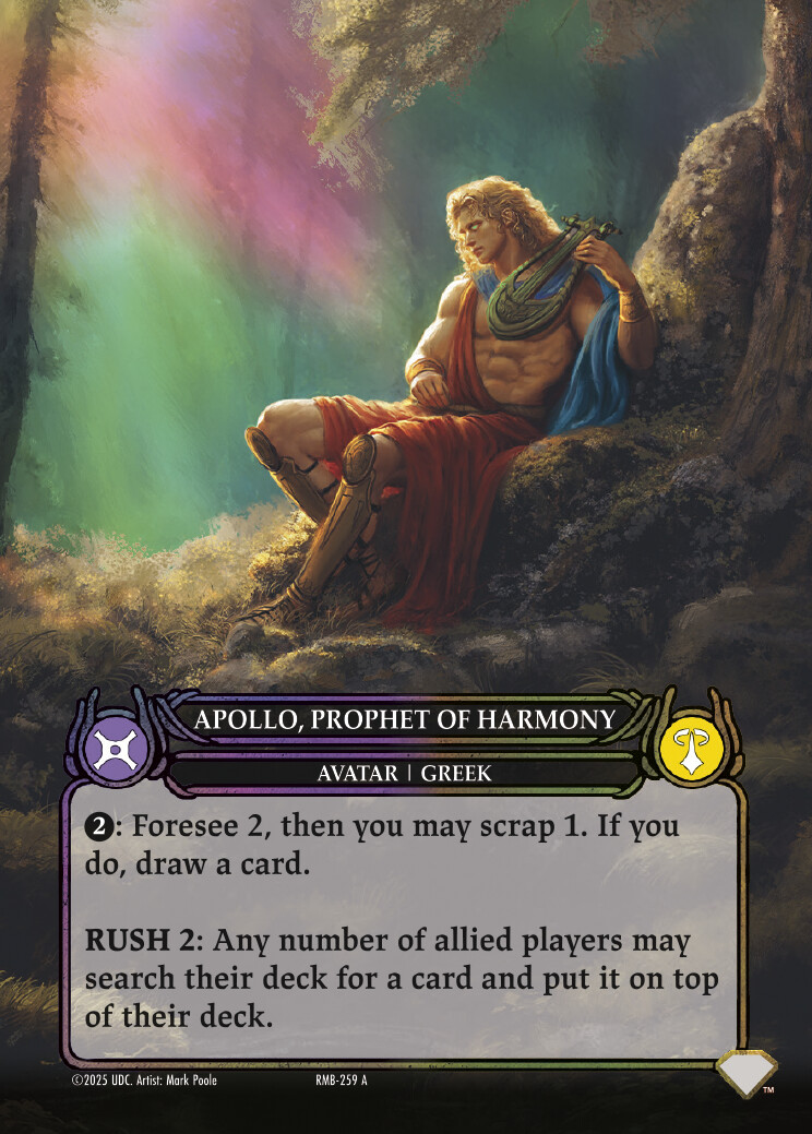 Apollo, Prophet of Harmony
