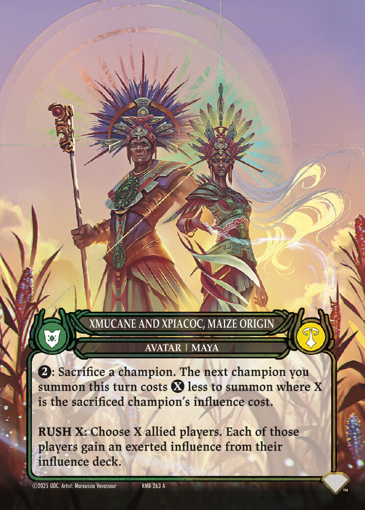 Xmucane and Xpiacoc, Maize Origin