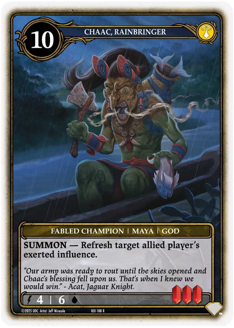 Chaac, Rainbringer