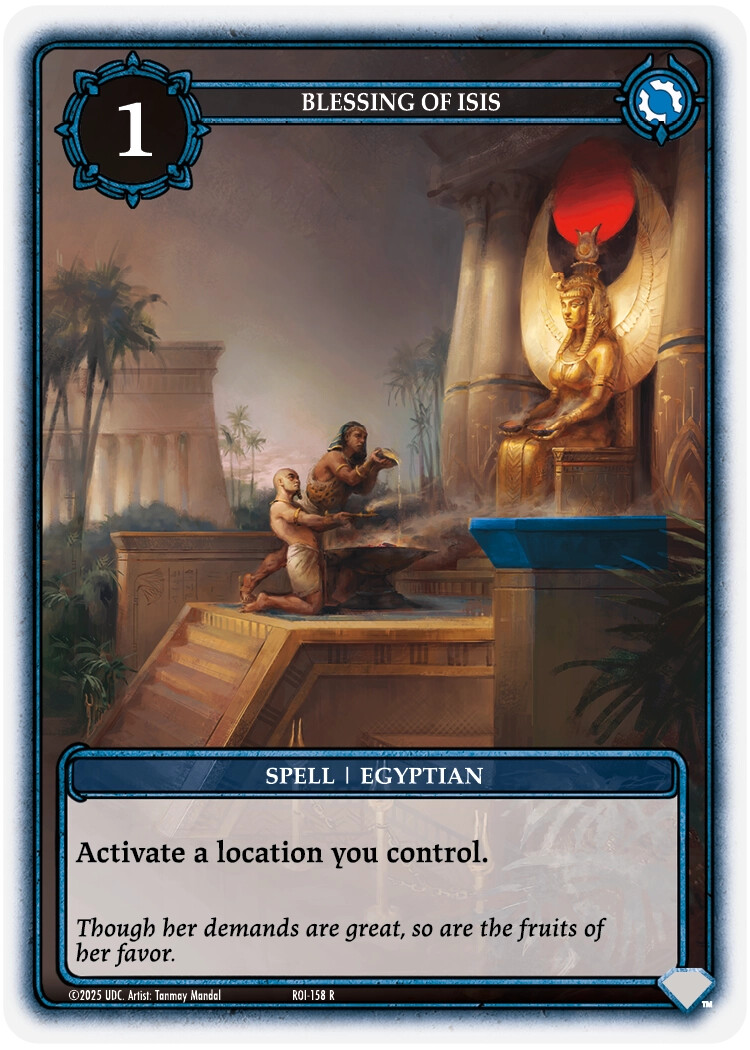 Blessing of Isis