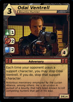 Odai Ventrell, Bounty Hunter