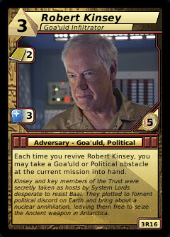 Robert Kinsey, Goa'uld Infiltrator