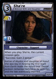 Sha're, Beloved Wife and Daughter