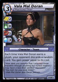Vala Mal Doran, Practiced Thief
