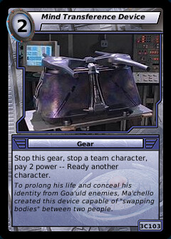 Mind Transference Device