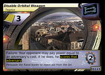 Disable Orbital Weapon