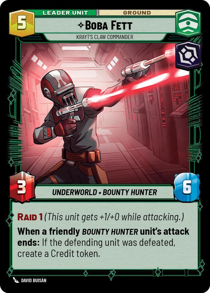 Boba Fett - Krayt's Claw Commander Back