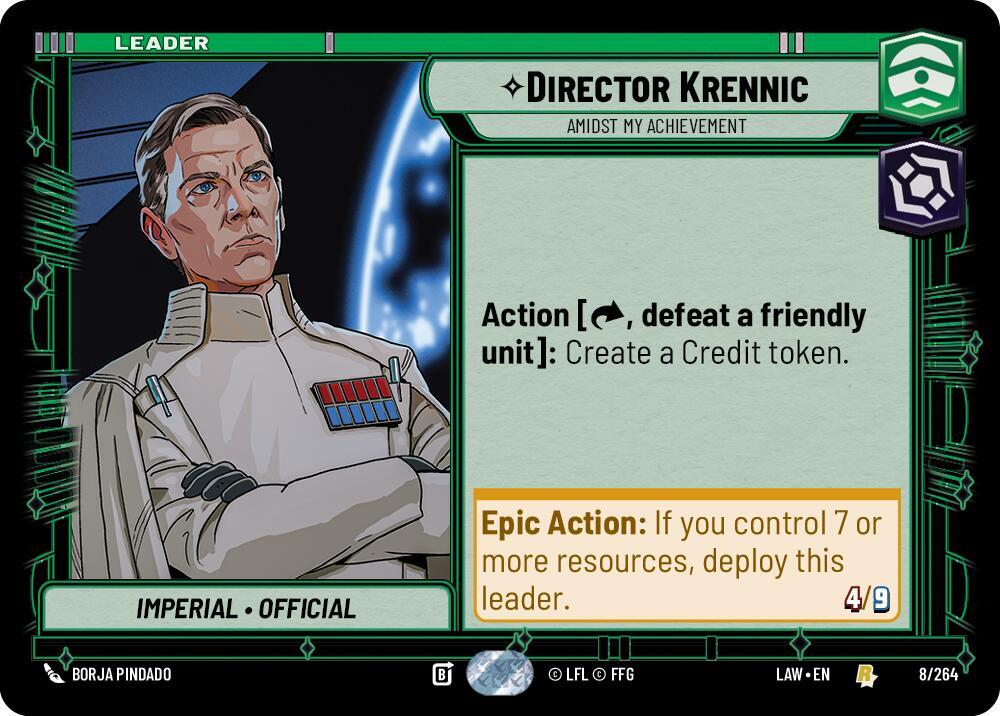 Director Krennic - Amidst My Achievement Front